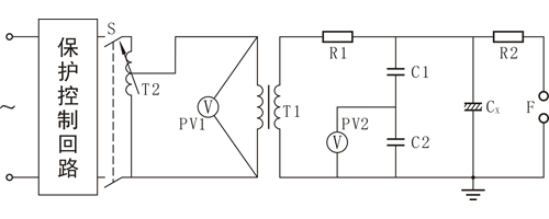 交流耐壓試驗(yàn)原理圖